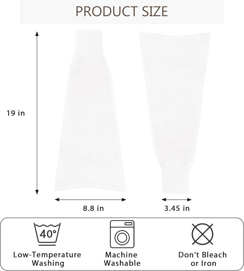 HEMOUR Leg Warmers for Women, Y2K Legwarmers Girls, Fall Winter Halloween Gifts, Harajuku Cutecore Gothic Fashion Accessories - Image 4